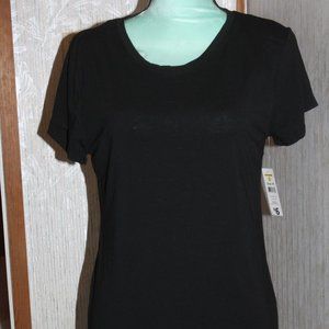 wtags: New: Black Soft tee Shirt, Ladies M